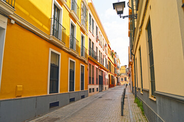 San Bernardo neighborhood in Seville. Bullfighters neighborhood. Andalusia Spain