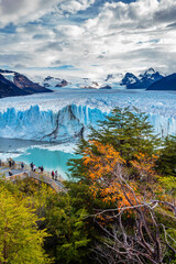 Glaciar Perito Moreno - Patagonia Argentina - obrazy, fototapety, plakaty