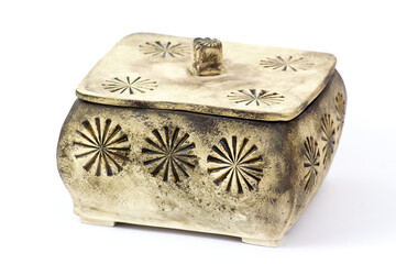 handmade pottery - jewelry box