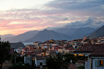 Scenic shot of the og San Nicola Arcella in Cosenza, Calabria, Italy