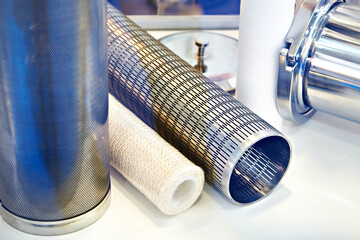 Metal industrial air filters