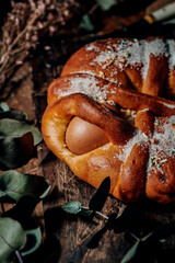 mona de pascua, eaten in Spain on Easter Monday