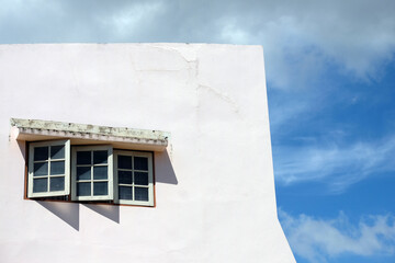 white house in the sky