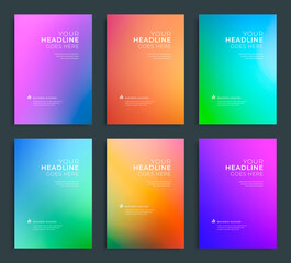 Modern abstract annual report, flyer design, brochure templates set.