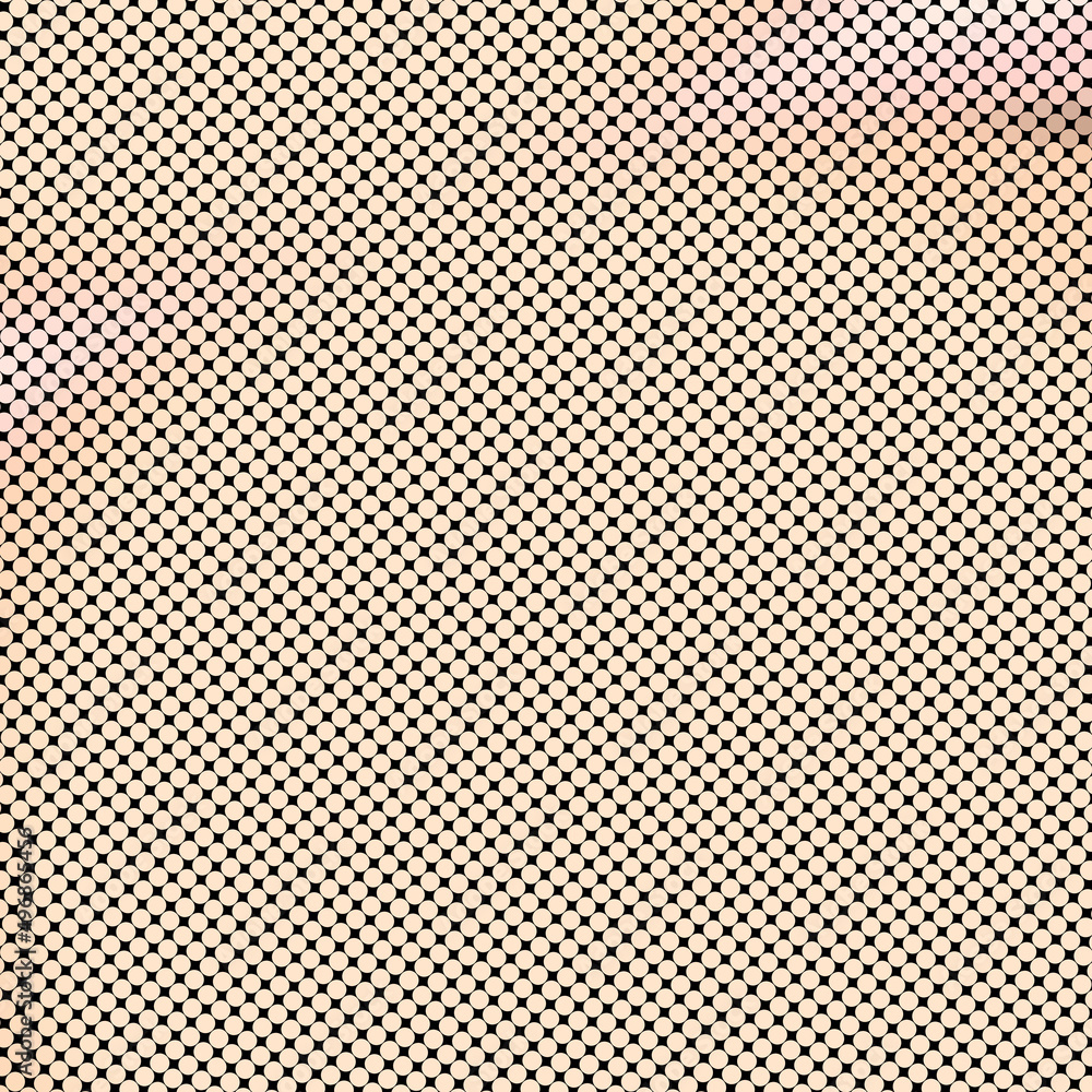 Poster light doted pattern with a black background
