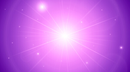 中心が発光する紫色の光の背景