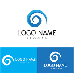 Spiral Logo Template vector symbol nature