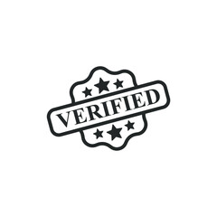 simple checked icon is used for verified mark