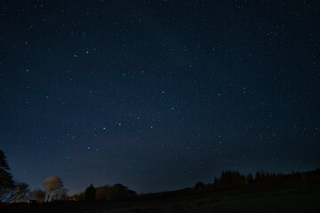 Night Full of Stars in Lochgilphead Argyle Scotland