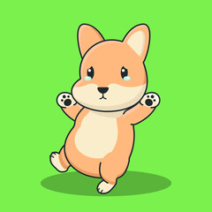 corgi dog cartoon puppy pet collection pug husky maltes beagle rottweiler chihuahua bulldog animal