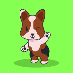 corgi dog cartoon puppy pet collection pug husky maltes beagle rottweiler chihuahua bulldog animal