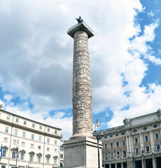 Fototapeta na wymiar Column of Marcus Aurelius (Antonine), Rome, Italy