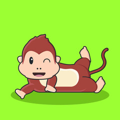 monkey orangutan gorilla baboon kong gorilla zodiac cartoon background vector chimpanzee ape icon