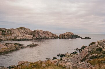 Fototapeta na wymiar Rocks in Lindesnes, Norway