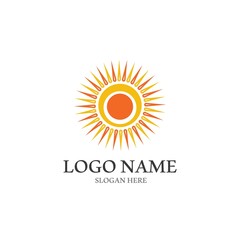 Fototapeta premium Sun Vector illustration Icon Logo