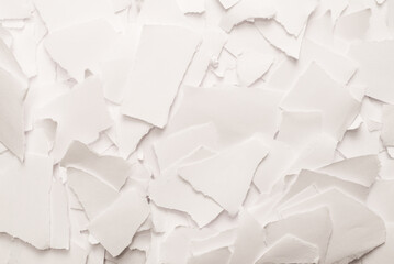 Fototapeta premium Empty white paper pieces as a background.