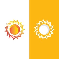 Fototapeta premium Sun Vector illustration Icon Logo