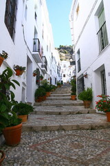 Les ruelles de Frigiliana, village classé "plus beaux villages d'Espagne"