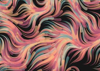 Abstract Perlin Noise Geometric Pattern generative computational art illustration