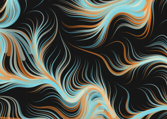 Abstract Perlin Noise Geometric Pattern generative computational art illustration