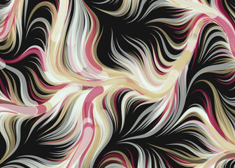 Abstract Perlin Noise Geometric Pattern generative computational art illustration