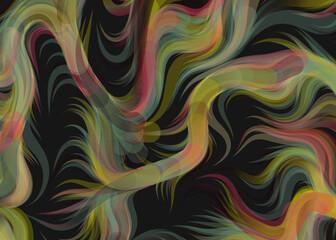 Abstract Perlin Noise Geometric Pattern generative computational art illustration