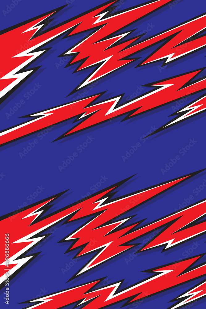 Aufkleber abstract background with spikes and zigzag pattern