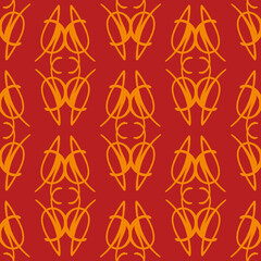 Obraz na płótnie Canvas Seamless chinese pattern. Design for paper, cover, fabric, to be used in graphics.