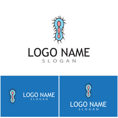 Bacterial Logo Template vector symbol nature