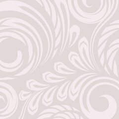 Vector elegant background with curves floral shapes