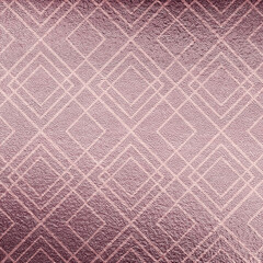 Pink Art Deco background. Leather texture with geometric pattern. Scrapbook 20s paper