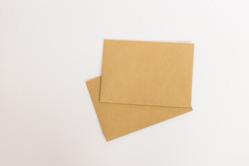 Envelope on a white background