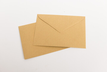 Envelope on a white background