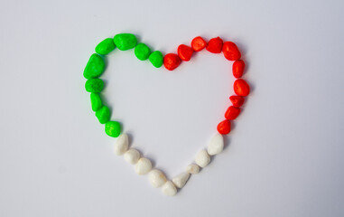 Obraz premium italian card, italy flag background national public holiday 