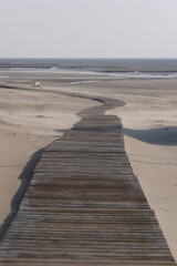 wooden pier on the beach