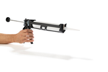 Naklejka premium Caulk Gun on Hand 