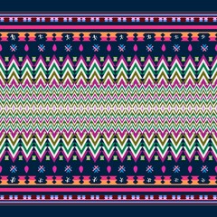 Ikat geometric folklore ornament. Tribal ethnic texture. Seamless striped pattern in Aztec style. Figure tribal embroidery. Indian, Scandinavian, Gyp sy, Mexican, folk pattern.ikat pattern. 