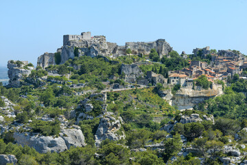 Fototapeta premium Les Baux de Provence, Medieval village, Bouches du Rhone, Provence, France