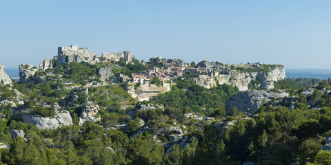 Fototapeta na wymiar Les Baux de Provence, Medieval village, Bouches du Rhone, Provence, France