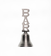 bartender bell isolated on white background