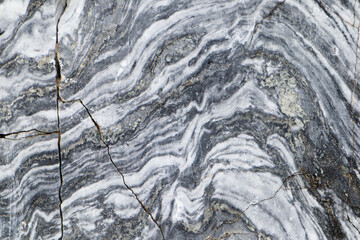 stripe marble stone wall black and white texture