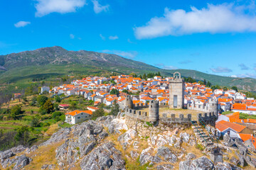 Old castle in Folgosinho, Portugal