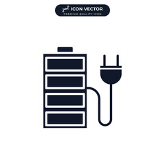 charge icon symbol template for graphic and web design collection logo vector illustration