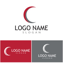 C Letter Logo Template vector icon design
