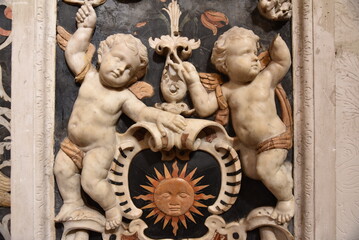 Angelots baroques à Palerme. Sicile