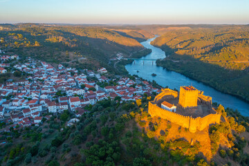 Castle in Portuguese town Belver © dudlajzov