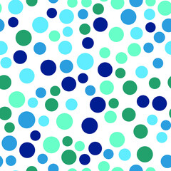Simply seamless geometric pattern with circles. Abstract background texture. 
