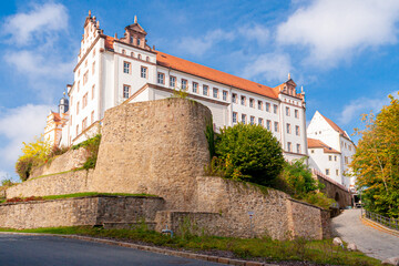 Fototapeta na wymiar Colditz Castle Saxony in eastern Germany. obtained doubtful fame for being a prisoner-of-war camp during World War II.