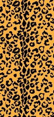 leopard skin wallpapers for mobile black spots on an orange background in the form of a leoparad skin