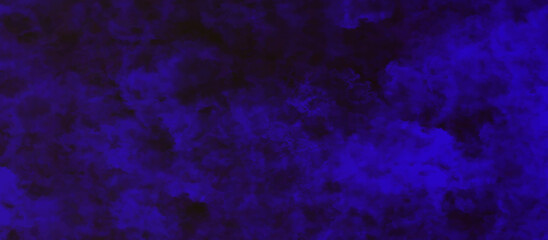 Abstract grunge decorative blue texture background with space. Blue powder explode cloud on black background. Grunge blue texture for decoration and design.